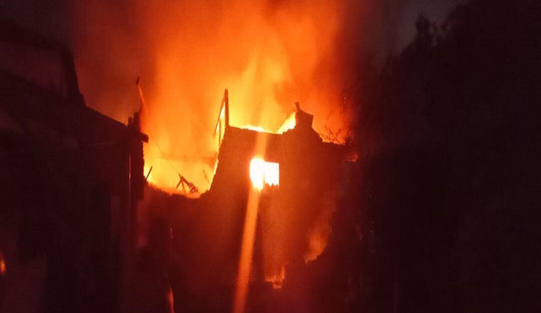 Incendio que afectó a 8 locales en Barranquilla