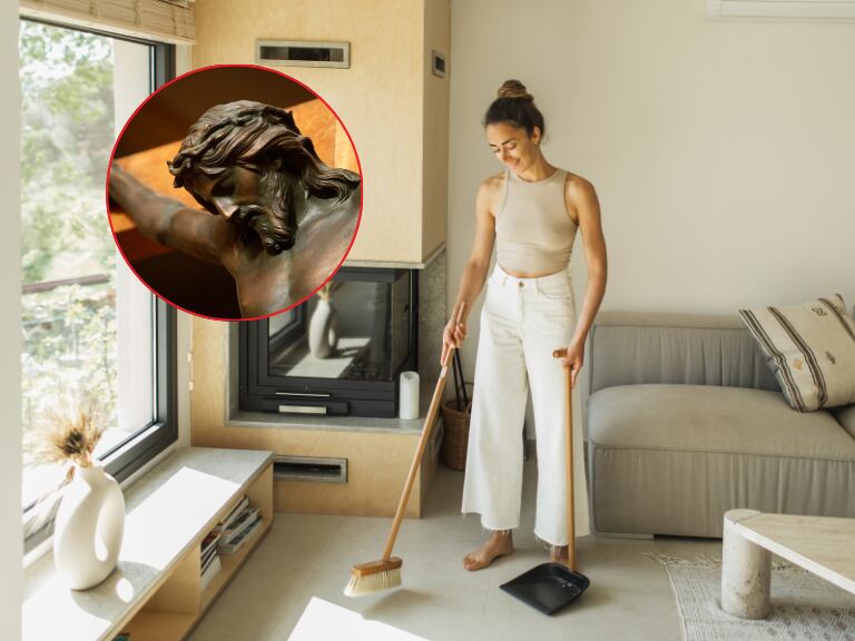 Imagen de referencia de barrer en Semana Santa/ Getty Images