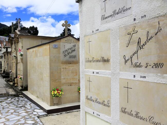 Cementerio en Bogotá.