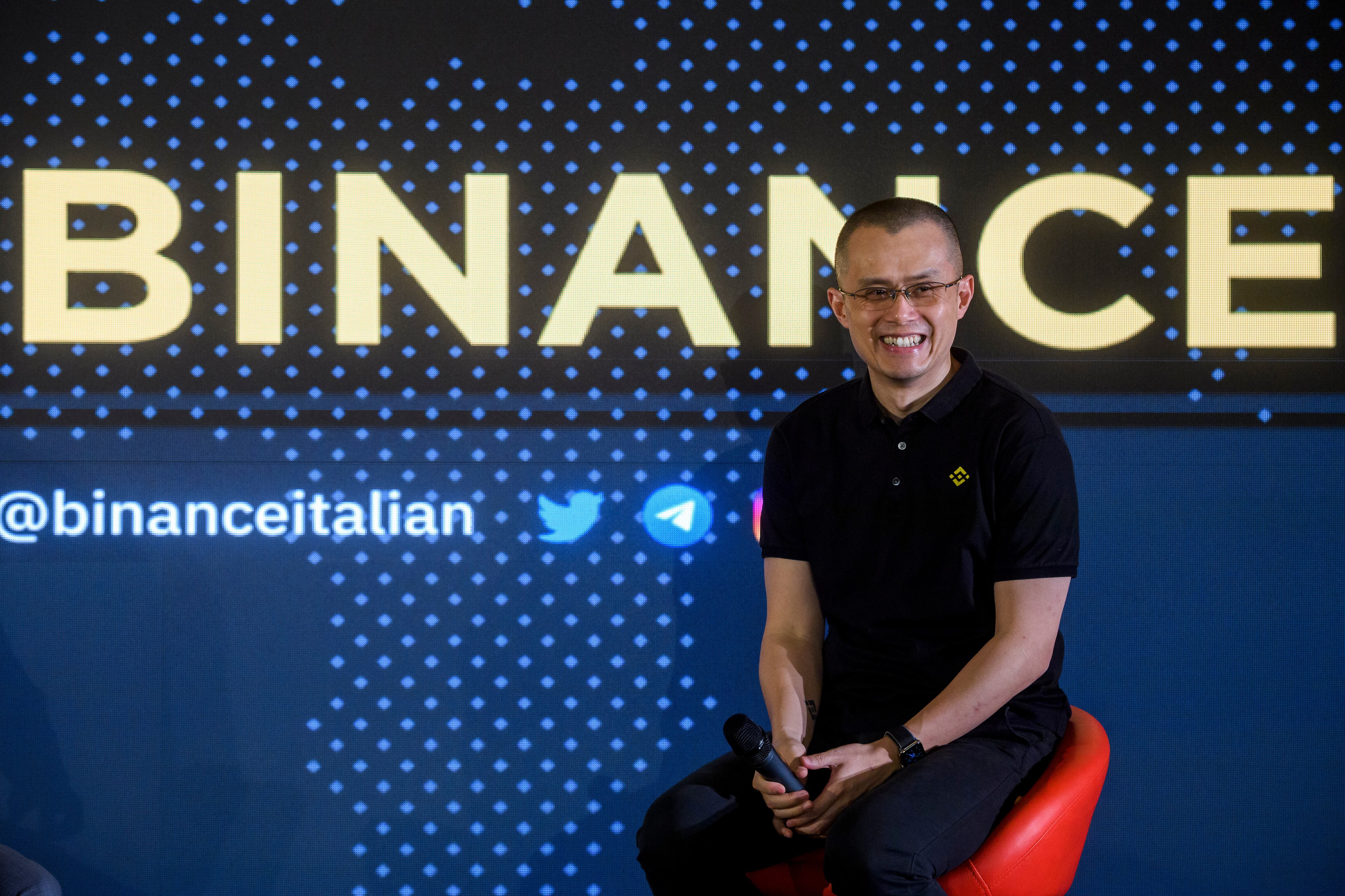 ROME, ITALY - MAY 10: Founder and CEO of Binance Changpeng Zhao, commonly known as "CZ", attends the "CZ meets Italy" at Palazzo Brancaccio on May 10, 2022 in Rome, Italy. Changpeng Zhao is the founder and CEO of Binance, the world's largest cryptocurrency exchange by trading volume as of April 2018. (Photo by Antonio Masiello/Getty Images)