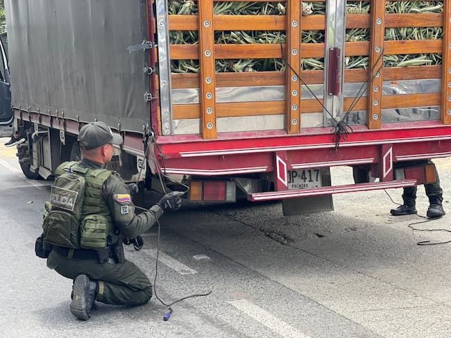 Controles de la Policía Nacional en las vías entre Cauca y Valle del Cauca