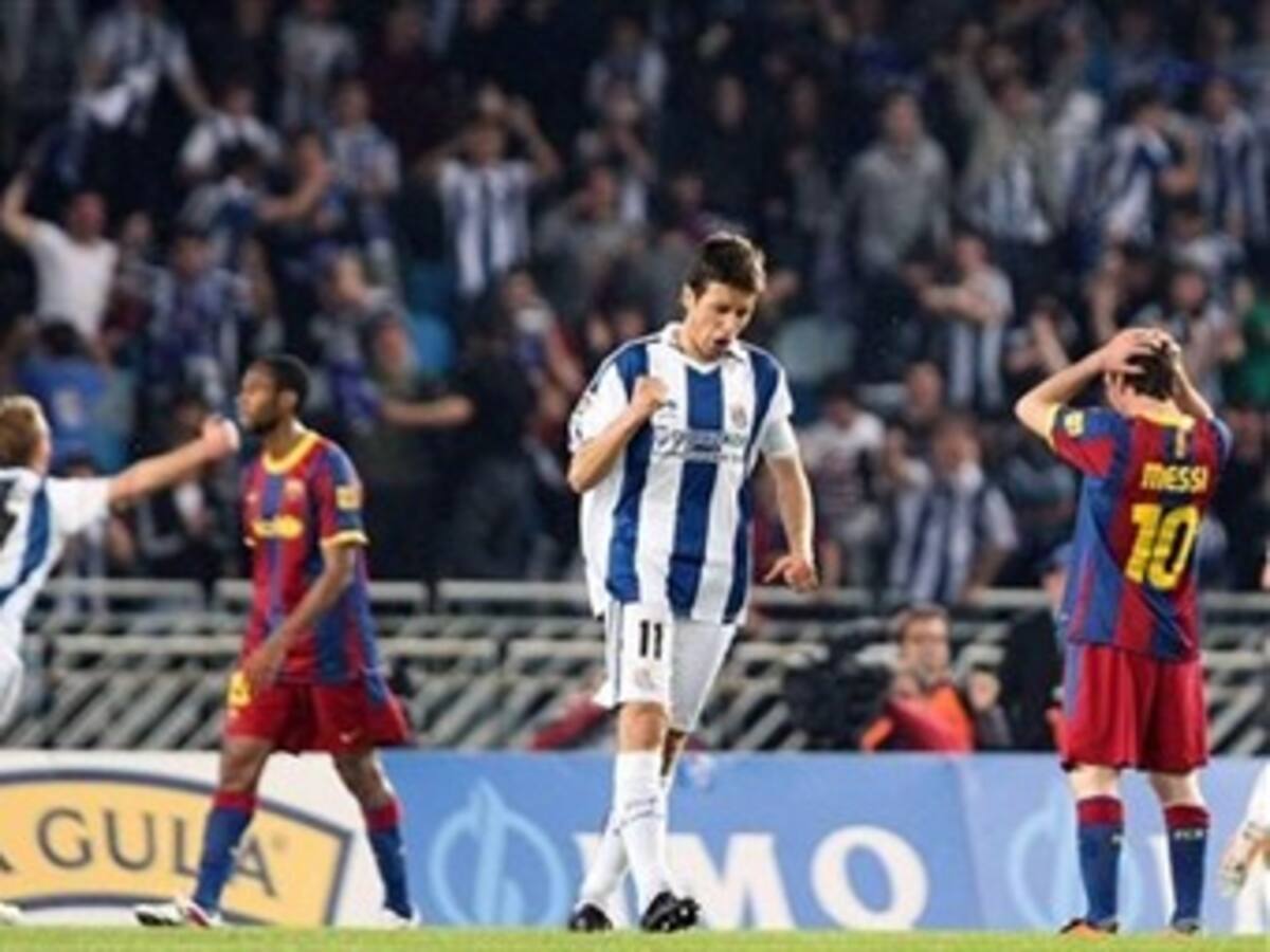 Barcelona perdió 2-1 ante Real Sociedad