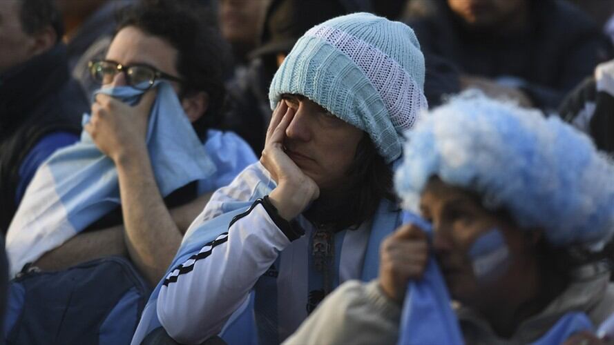 Hinchas argentinos. Foto: Getty Images