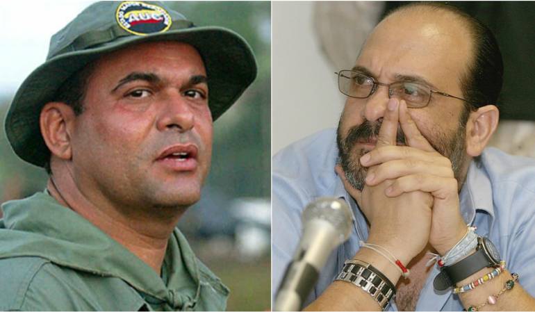 Salvatore Mancuso (izq.) y Jorge 40 (der.)