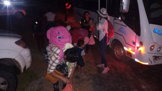 Excombatientes ETCR Yarí llegaron al Doncello, Caquetá.