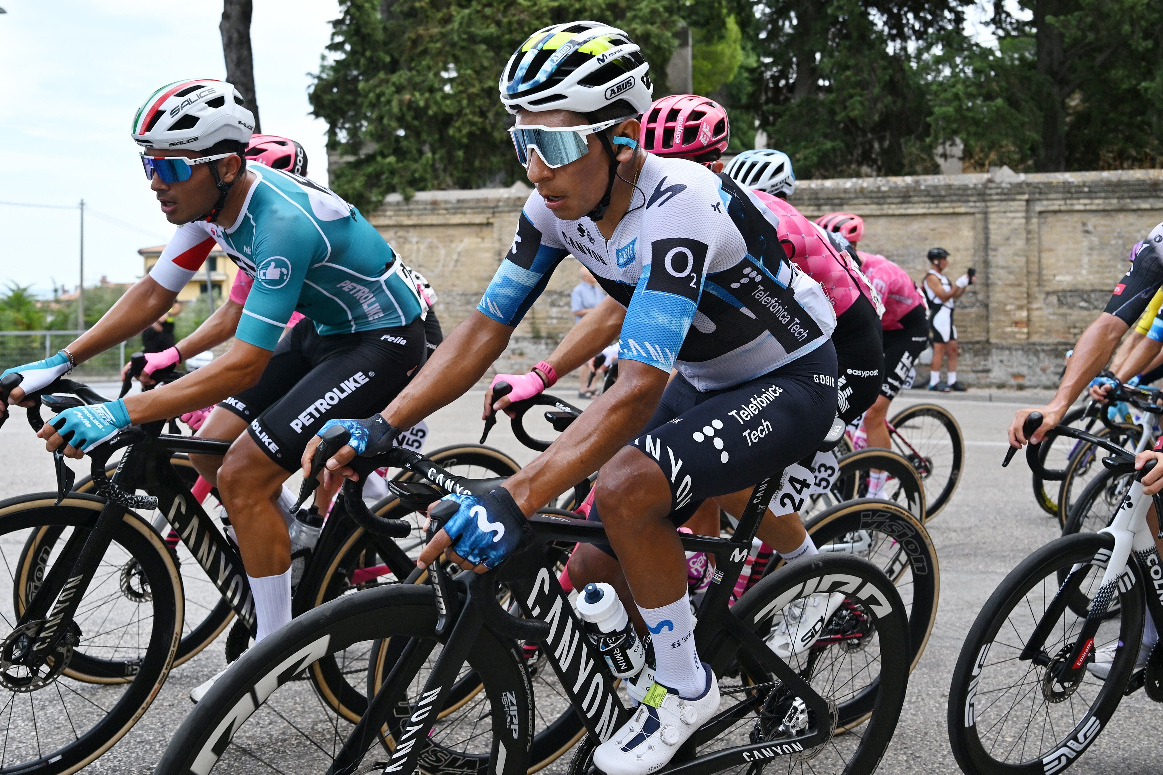 Nairo Quintana en su participación en el Trofeo Matteotti. (Photo by Luc Claessen/Getty Images)