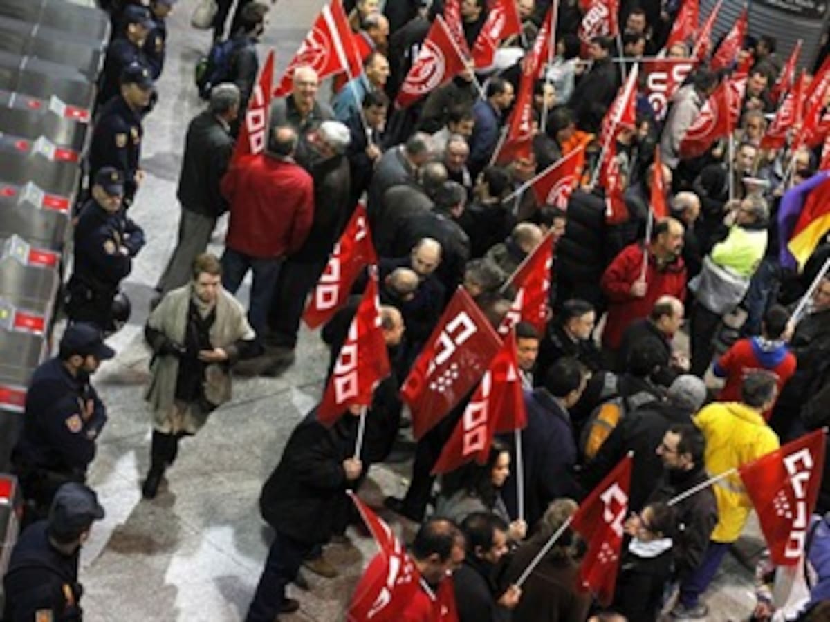 Huelga general en España deja 110 detenidos y 40 heridos