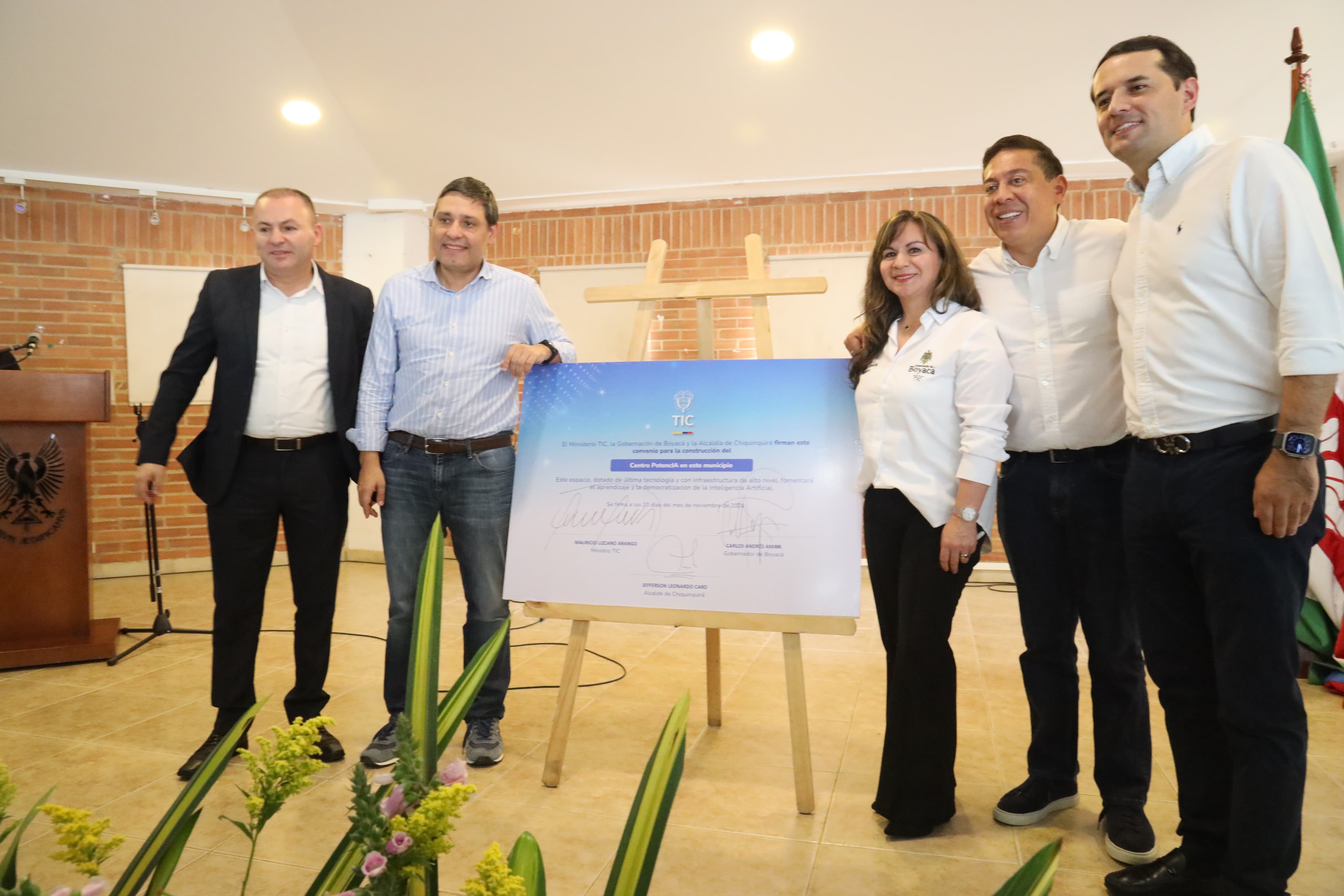 Avances tecnológicos en Boyacá y la construcción de un Centro de Inteligencia Artificial en Chiquinquirá