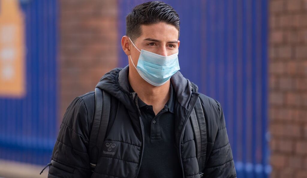 James Rodríguez (Photo by Emma Simpson - Everton FC/Everton FC via Getty Images)