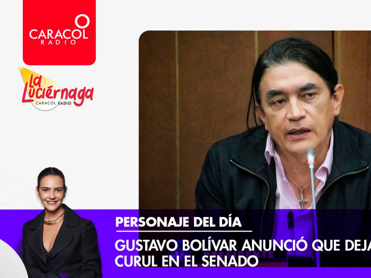 Personaje del día: Gustavo Bolívar anunció que dejará su curul en el Senado