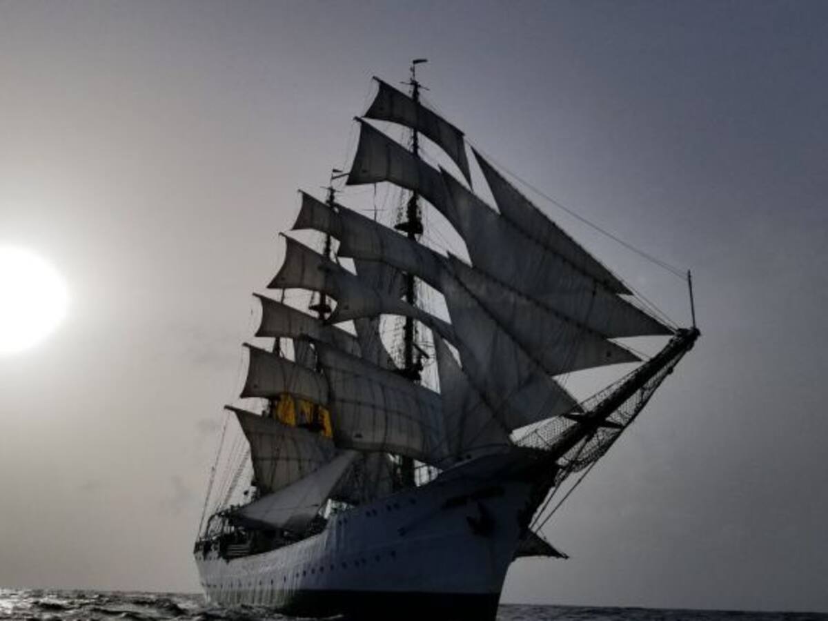 “Gloria” conmemora 50 años de haber atracado por primera vez en Colombia