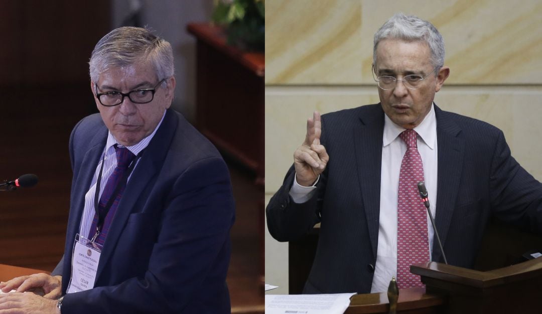 César Gaviria y Álvaro Uribe