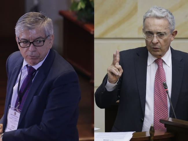 César Gaviria y Álvaro Uribe