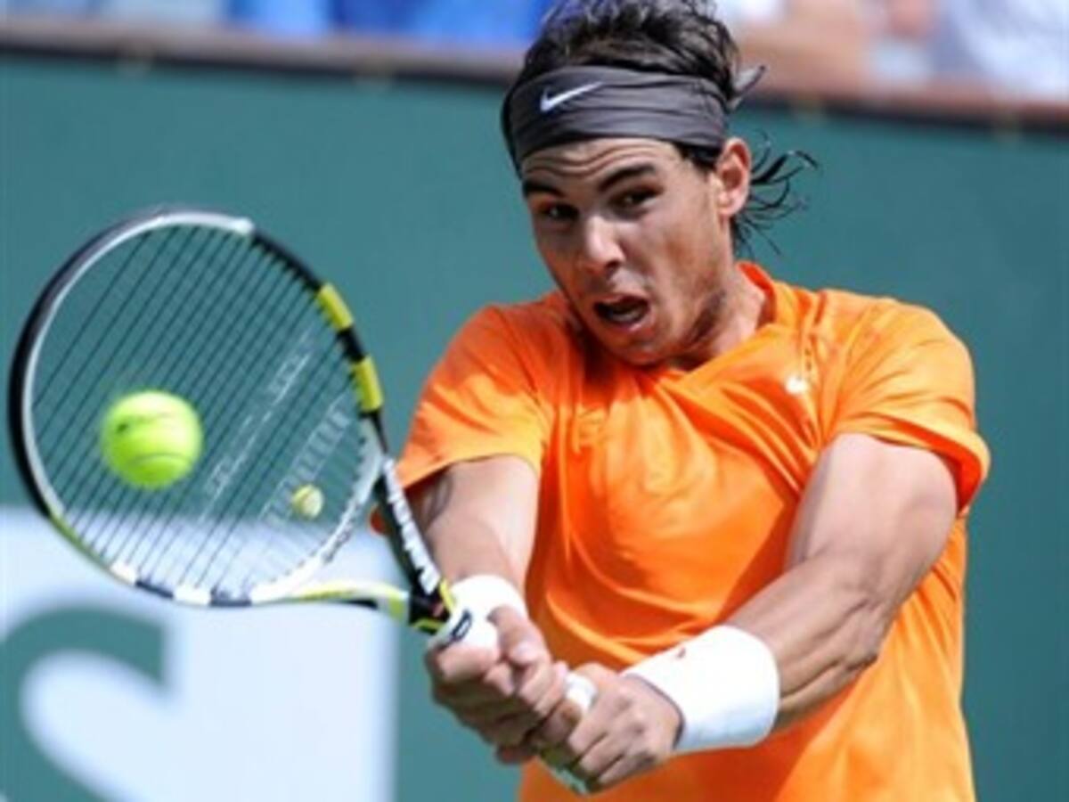 Rafael Nadal primer finalista en Indian Wells