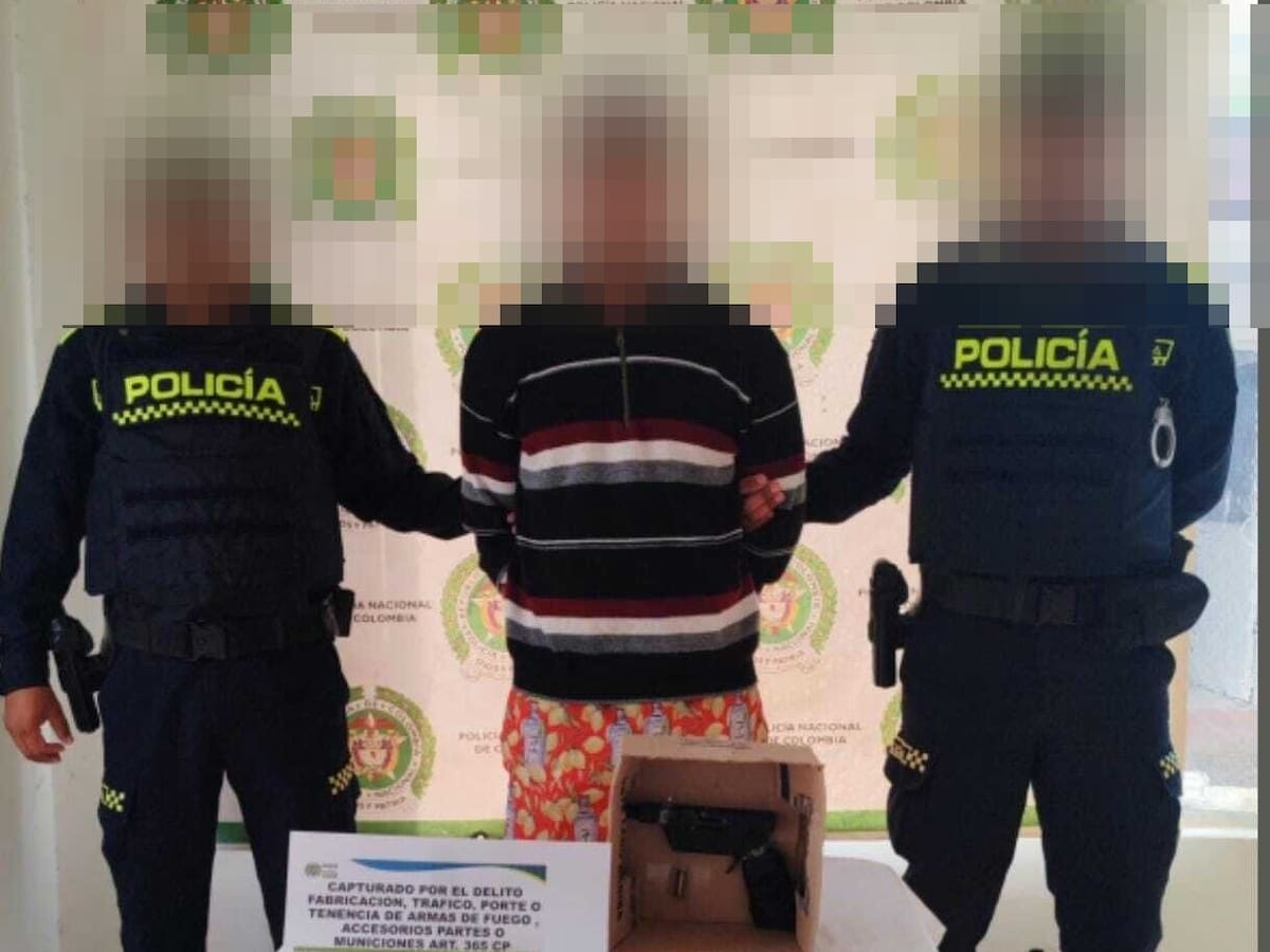 En María La Baja fue detenido hombre por presunto porte ilegal de armas de fuego