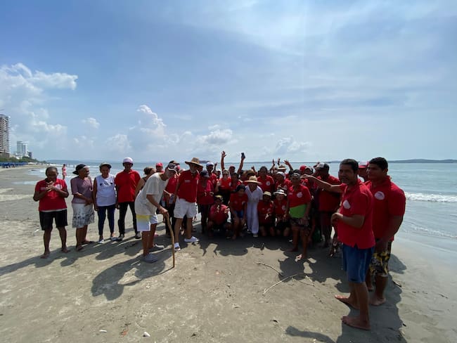 Flor María Arellano cumplió su sueño de conocer el mar gracias a la Alcaldía de Turbaco
