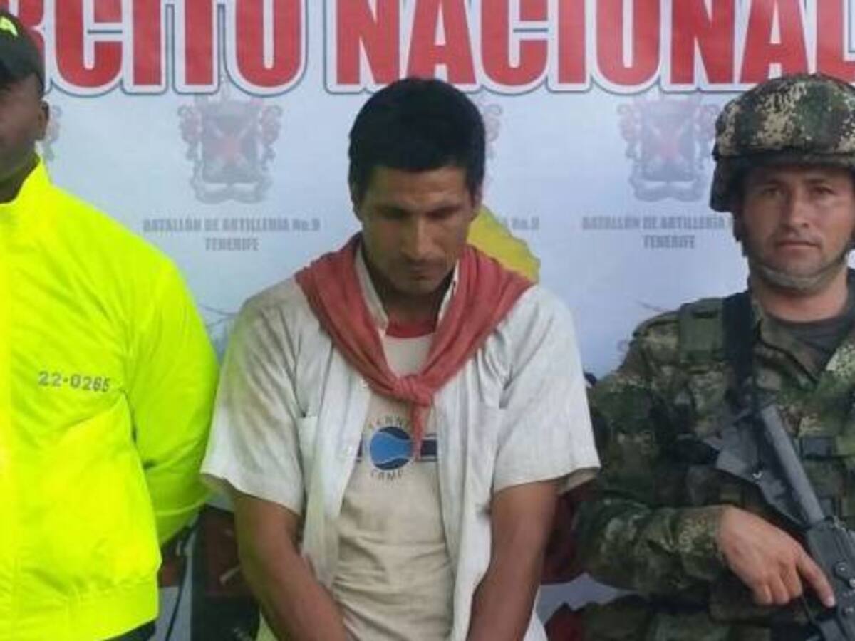 Capturan en el Huila responsable del plan pistola contra la fuerza pública