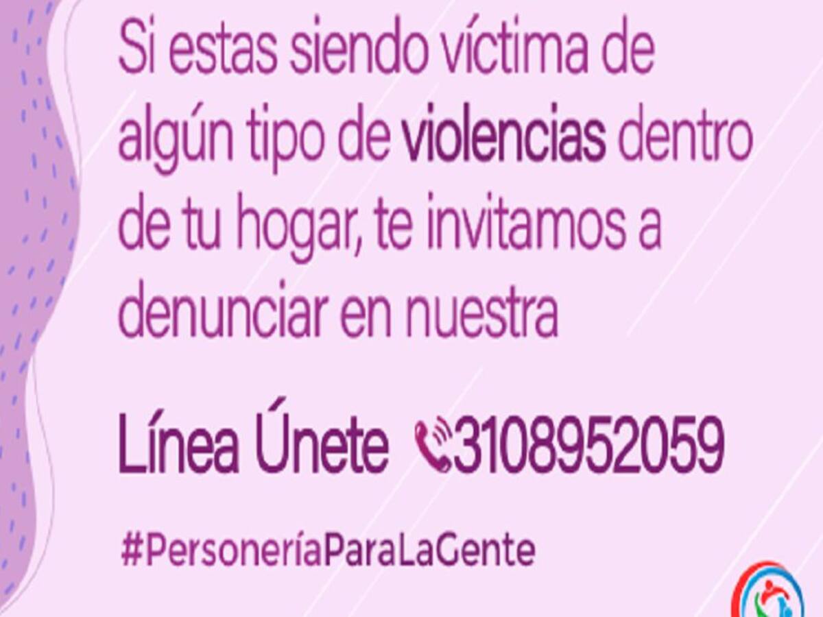 Personería habilita línea de atención para víctimas de violencia de género