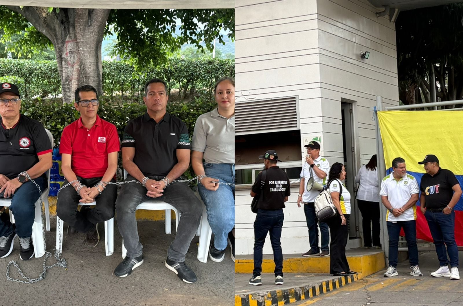 Lunes de protestas sindicales en Cúcuta. / Foto: Jenny Márquez.