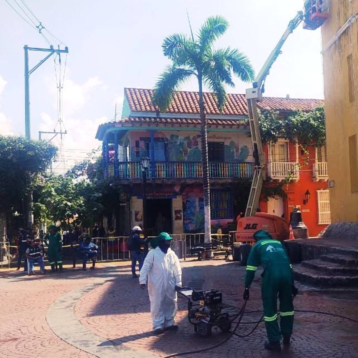 Bioger prolonga sus jornadas de limpieza en el corazón de Cartagena