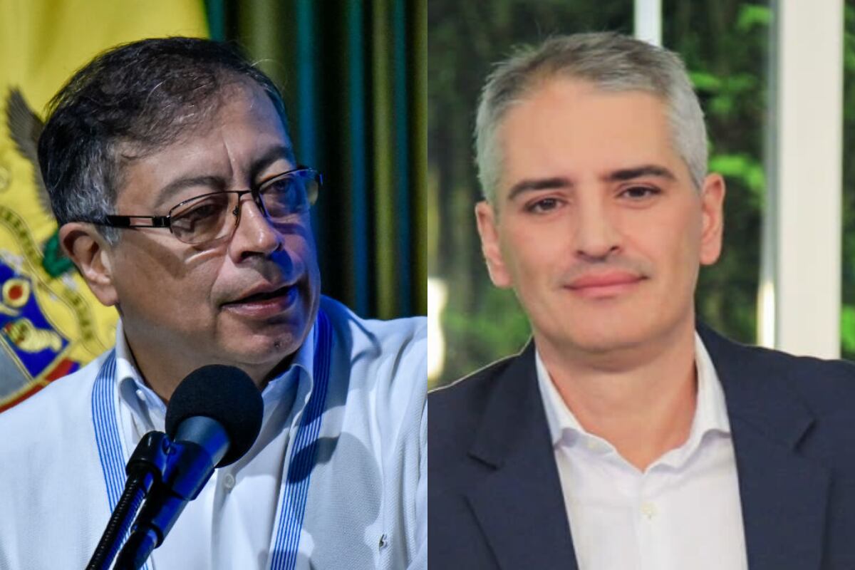 Collage Gustavo Petro, Julián Rendón. Fotos: Getty Images / Cuenta de X