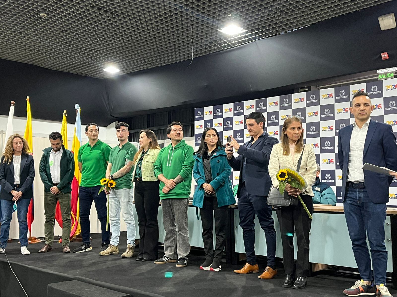 Alianza Verde inscribe oficialmente la lista a la Cámara de Representantes por Bogotá. Foto: Caracol Radio.