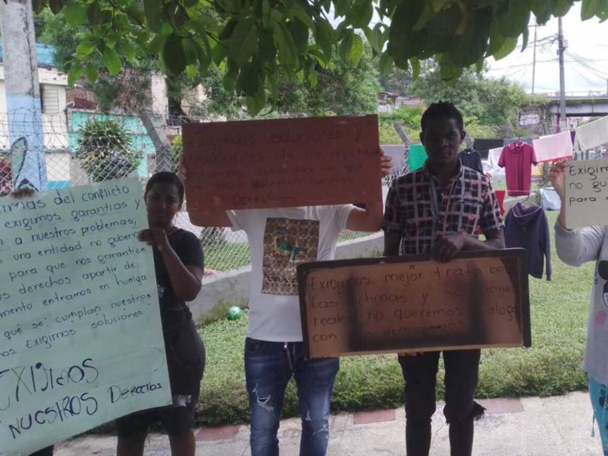 Víctimas del conflicto en Pereira denuncian malas condiciones de albergue