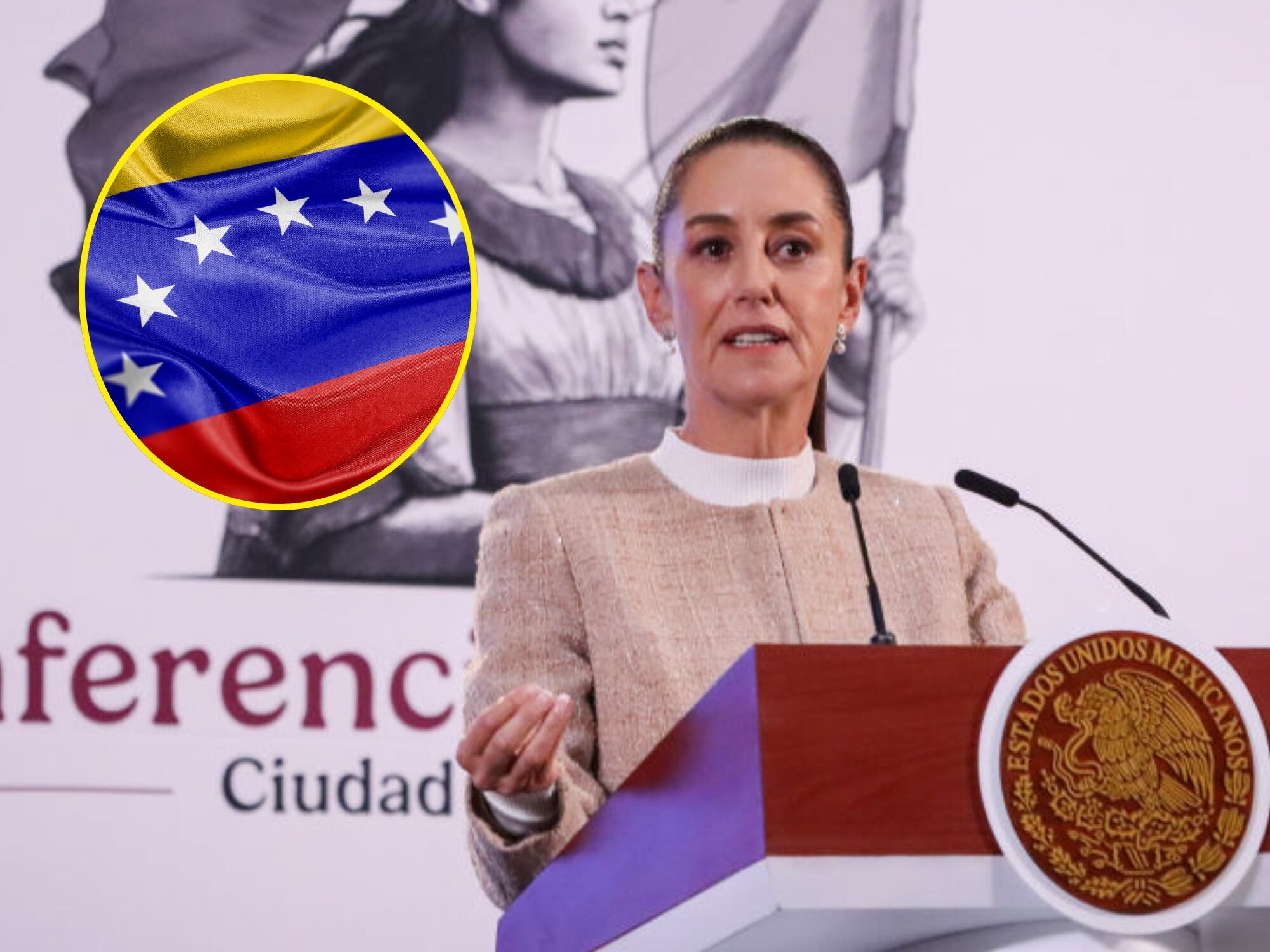 Claudia Sheinbaum se refirió a su postura sobre Venezuela. (Foto: Getty)