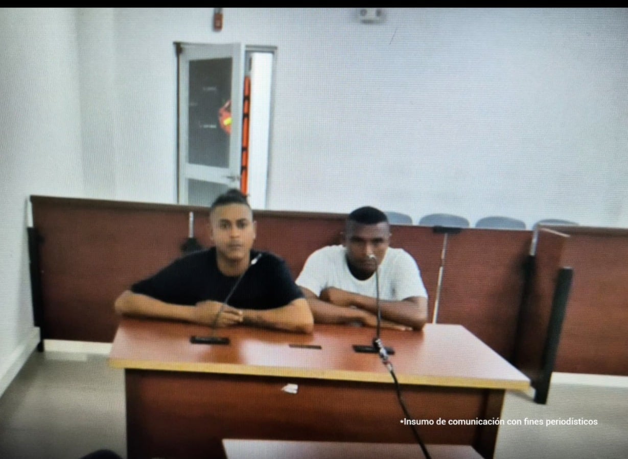 Los procesados fueron capturados en flagrancia en el barrio Getsemaní. // Fiscalía