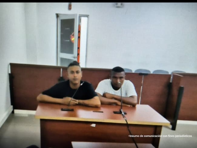 Los procesados fueron capturados en flagrancia en el barrio Getsemaní. // Fiscalía