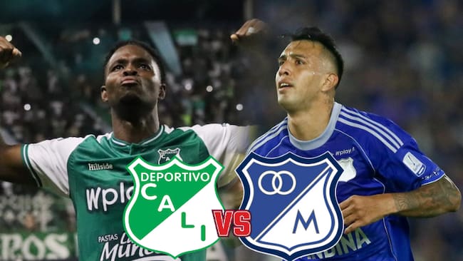 Partido Cali vs Millonarios en Liga Colombiana: fecha, hora y como seguir del clásico añejo