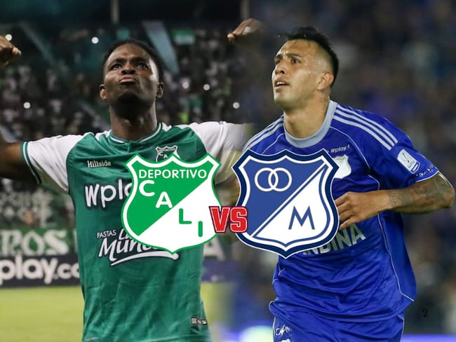 Partido Cali vs Millonarios en Liga Colombiana: fecha, hora y como seguir del clásico añejo / Colprensa