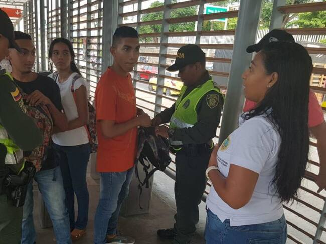 Distrito realiza campaña contra la delincuencia en Cartagena