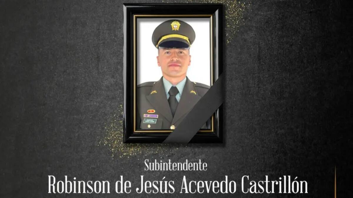 Murió patrullero Robinson Acevedo, diez días después de ser baleado en Remedios, Antioquia