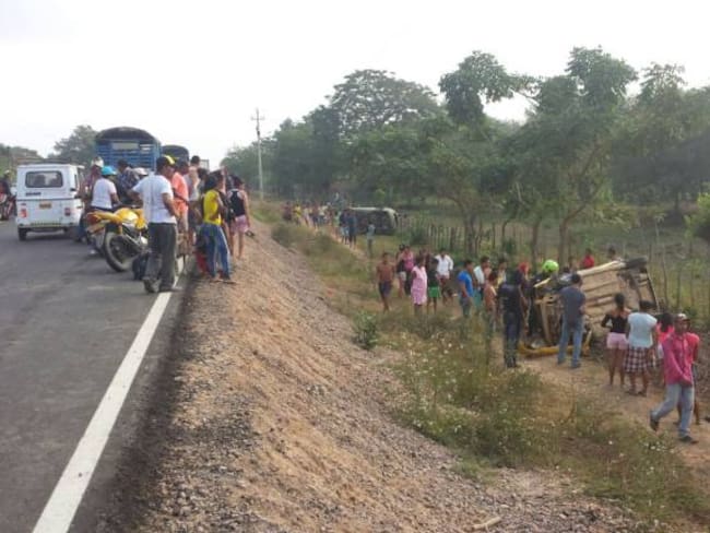 Menor de 7 años muere en accidente de tránsito cerca a Mompox, Bolívar