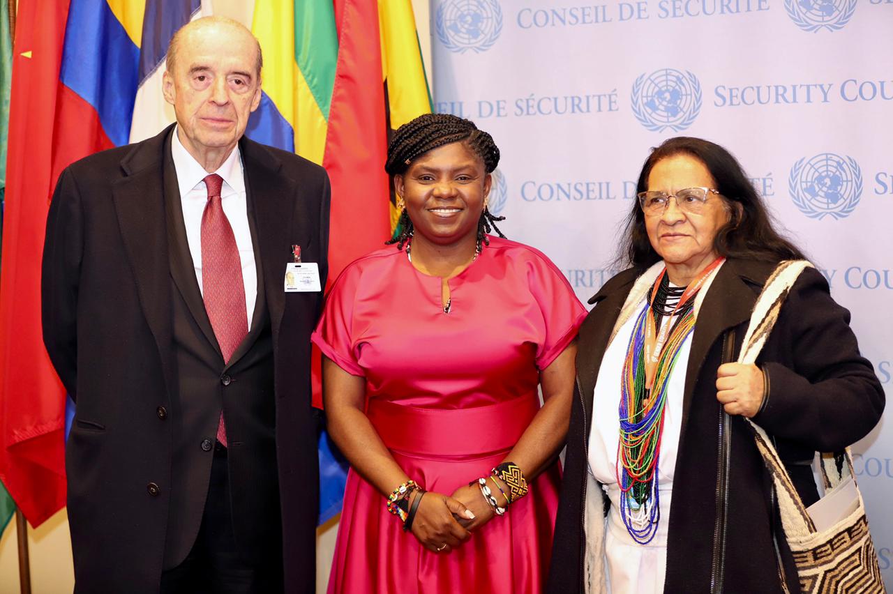 Cortesía: Vicepresidencia de Colombia / Álvaro Leyva, Francia Marquéz y Leonor Zalabata.