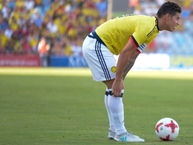 James Rodríguez, descartado para juego ante Venezuela