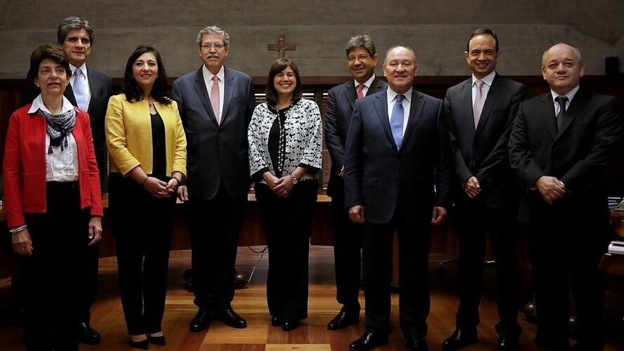 Los nueve magistrados discutirán el futuro de la Corte Constitucional desde Boyacá. Foto: Colprensa
