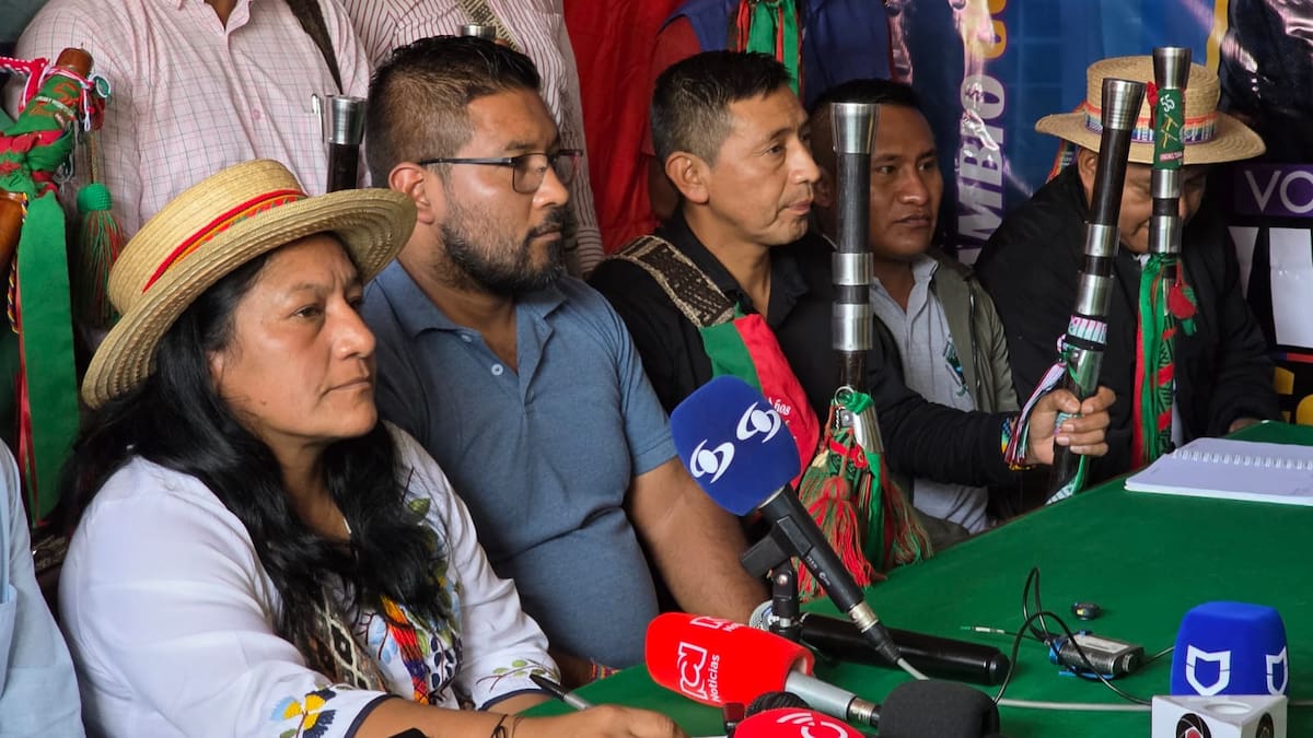 Aida Quilcué defendió desde Popayán su capacidad para afrontar una eventual vicepresidencia