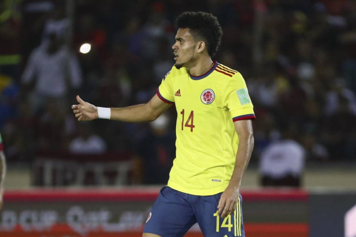 Luis Díaz fue el jugador más participativo en ataque de la Selección Colombia en el primer tiempo.