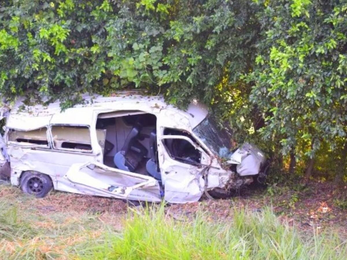 Santander: una persona muerta y siete heridas, dejó accidente entre la vía La Lizama y San Alberto