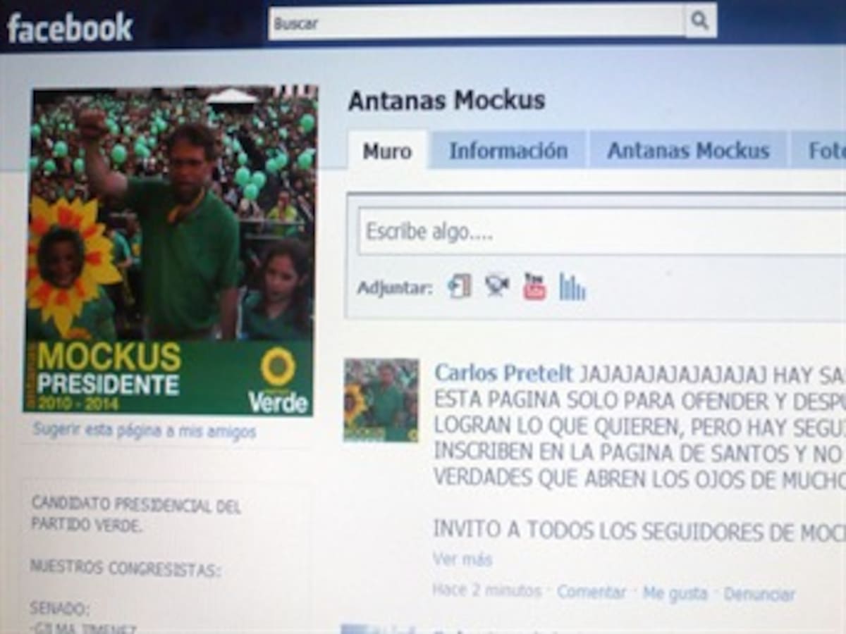 Más de medio millón de seguidores de Mockus en Facebook