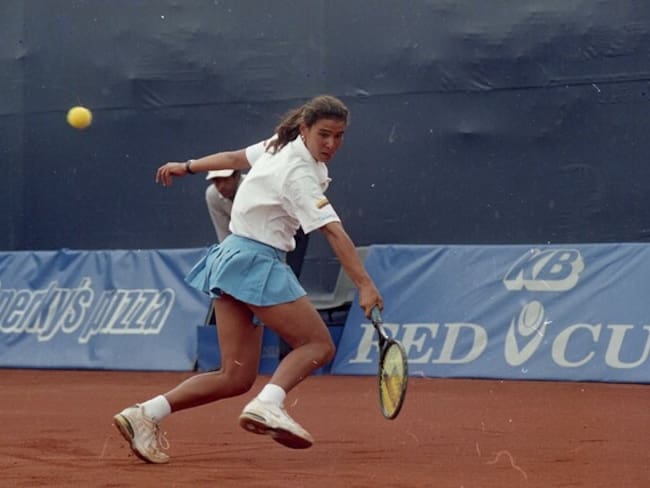 Fabiola Zuluaga en la FED CUP/ Colprensa
