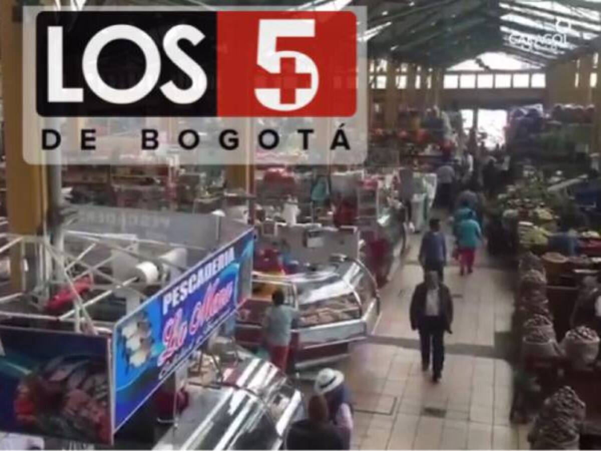 Las 5 plazas de mercado con mayores ventas en Bogotá