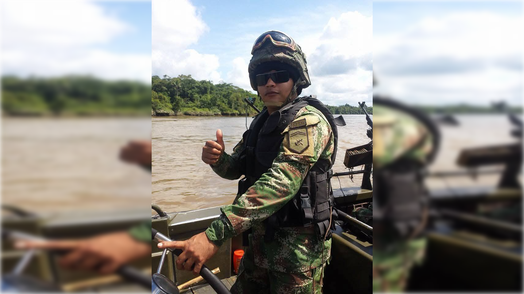 Armando Arrieta Pontón, el infante de Marina herido en un atentado sicarial en Sincelejo.