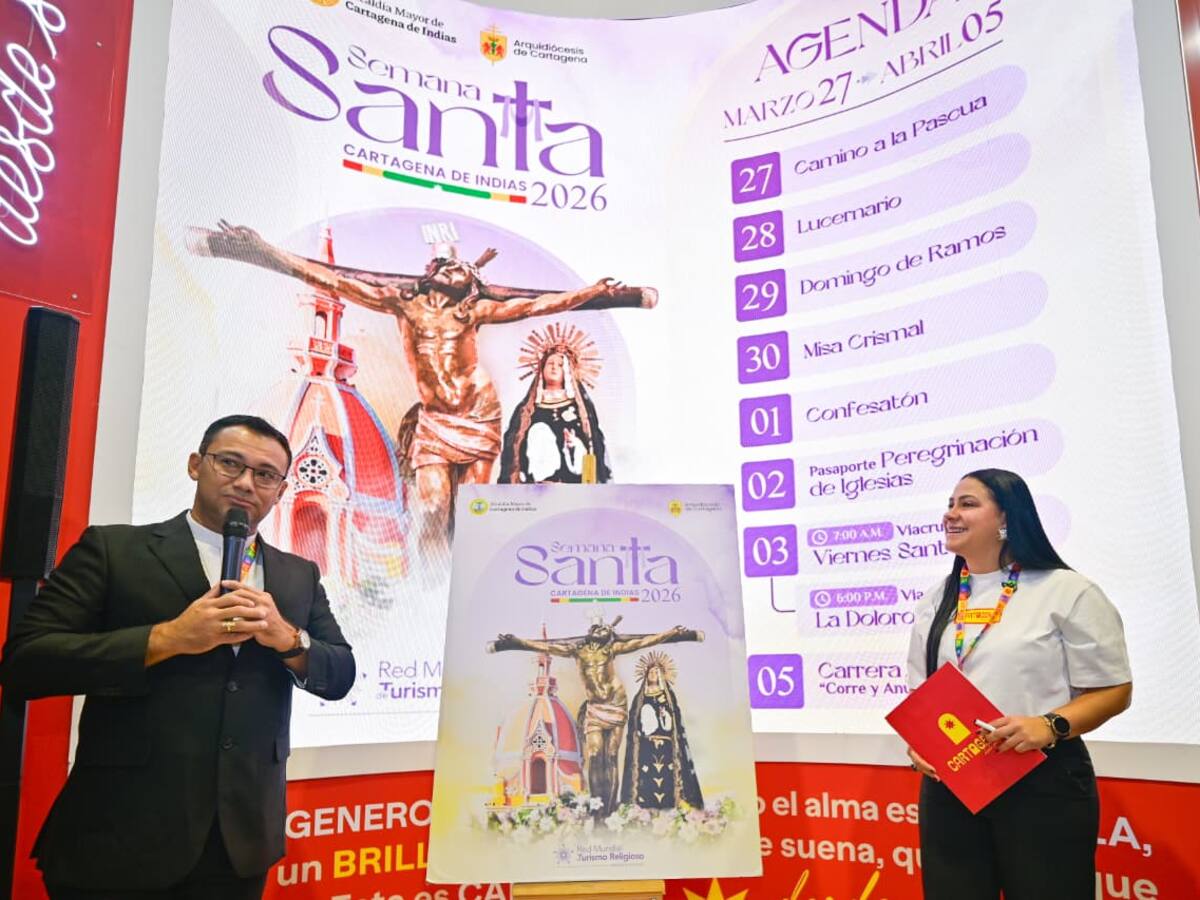 Cartagena presentó imagen y agenda de Semana Santa 2026
