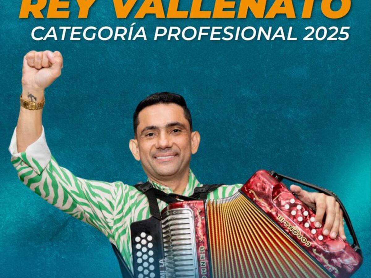 Iván Zuleta es el nuevo rey profesional del Festival Vallenato 2025