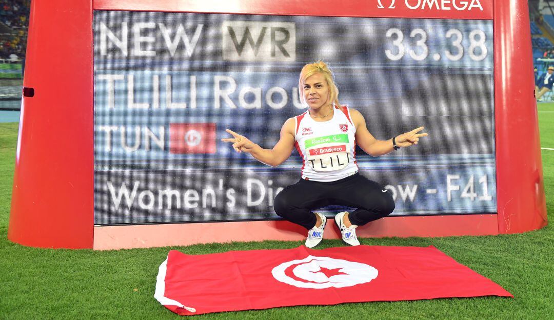 Raoua Tlili en los Juegos Olímpicos de Río 2016