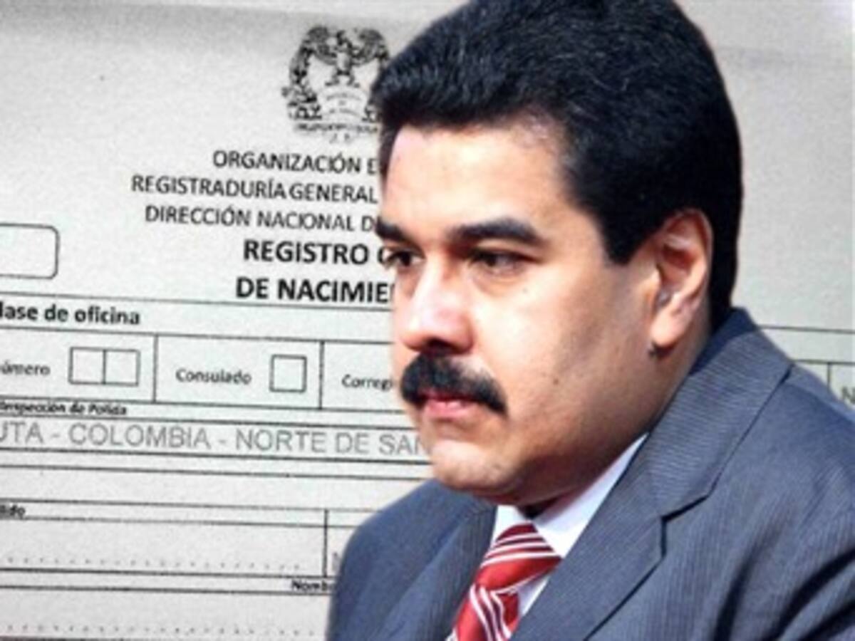 “Nicolás Maduro nació en Cúcuta, Colombia”