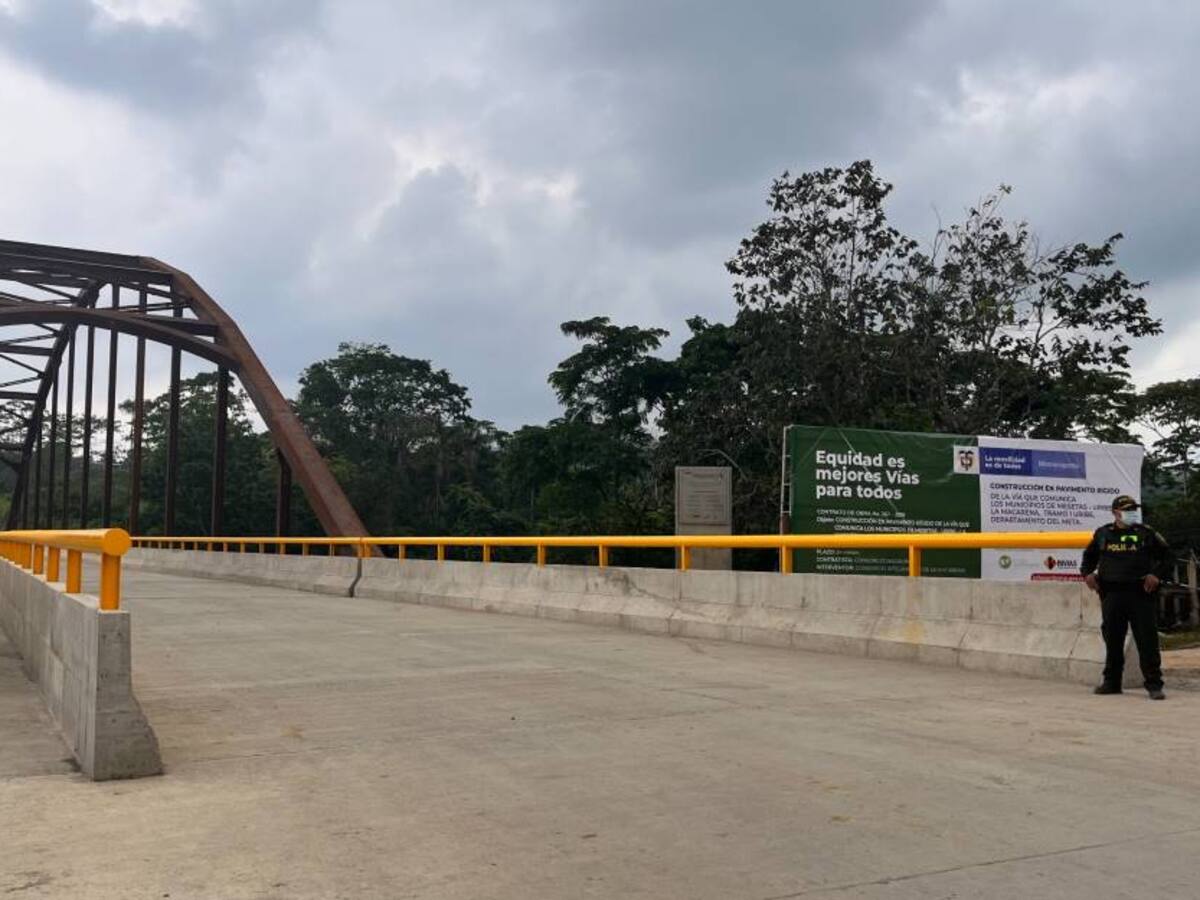 Presidente Iván Duque inauguró puente sobre el Río Duda en el municipio de La Uribe
